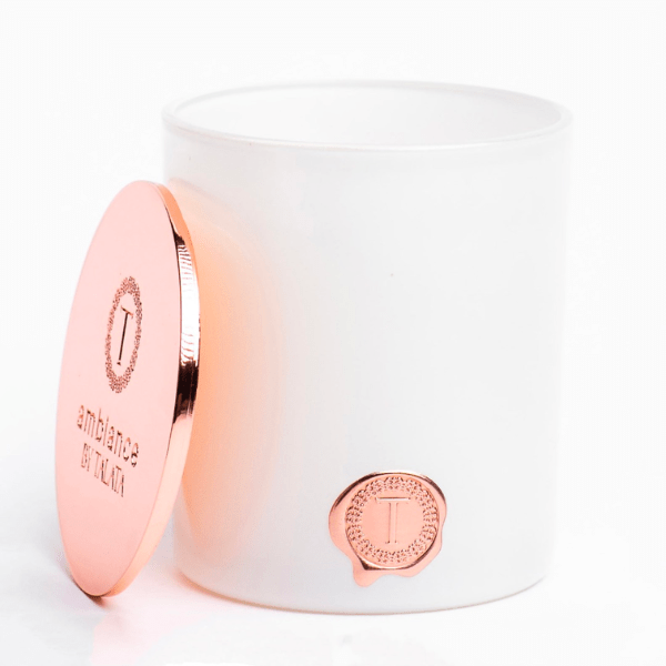 Ambiance Grand Scented Soy Candle 12oz with Wooden Wick