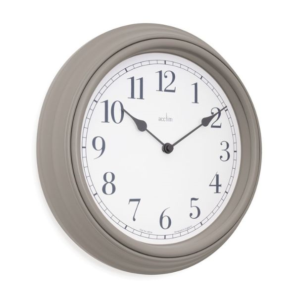 Acctim Devonshire Wall Clock Grey 28cm - Quartz, Country Style