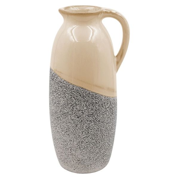 Firestone Flower Jug 31cm - Rustic, Stone-Effect, Decorative