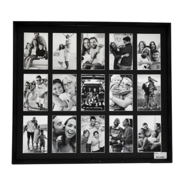 Multiframe Black 61x54cm - Multi-Photo Display, Modern Gallery