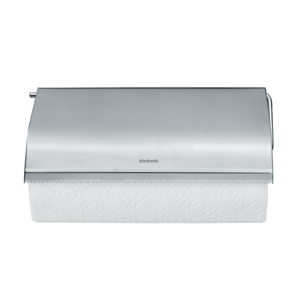 Brabantia Wall-Mounted Kitchen Roll Holder - Universal Fit, Serrated Blade