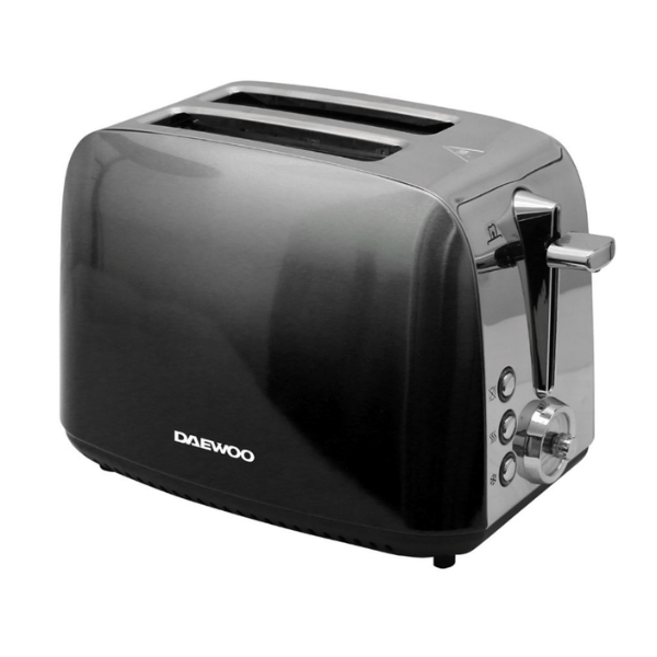 Daewoo Callisto 2-Slice Toaster - Wide Slots, Multi-Function, Removable Crumb Tray