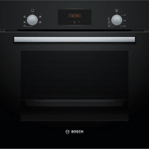 Bosch Series 2 Built-In Single Oven (66L, 4 Functions, Black)