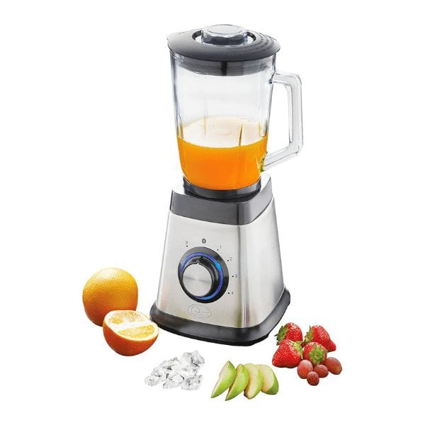 Quest 1.5L Blender & Grinder 36919 - Stainless Steel, LED Dial, Multi-Function