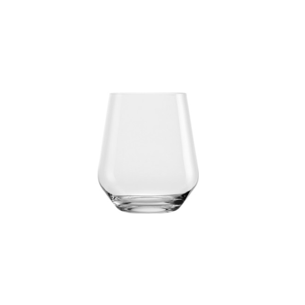 Stölzle QUATROPHIL Tumbler Set Pack of 6 - 370ml, Crystal Glass, Whiskey