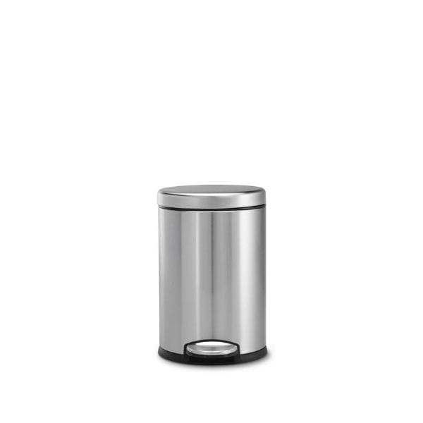 Simplehuman 4.5L Round Pedal Bin - Code A Liners, Silent Closing Lid