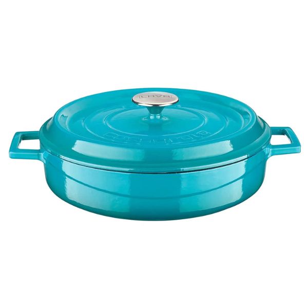 Lava Edition Multi-Purpose Casserole 28cm - Colorful Exterior, Cream Interior