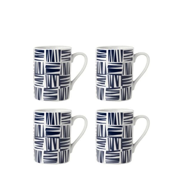 Sabichi 4-Piece Brooklyn Navy Mug Set