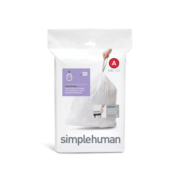 Simplehuman Code A Custom Fit Liners, Pack of 30