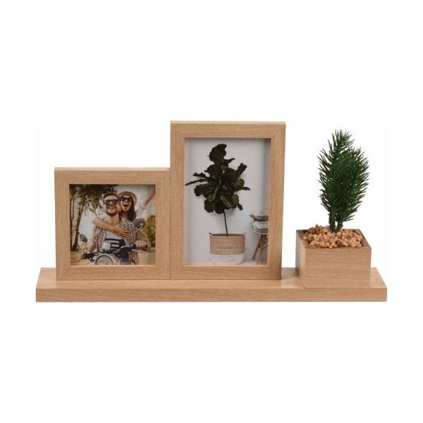 SIL Interiors Photo Frame with Artificial Plant 37cm Home Décor