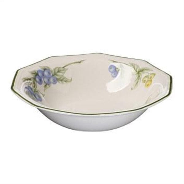 Victorian Orchid Soup Bowl - Vintage Floral Design