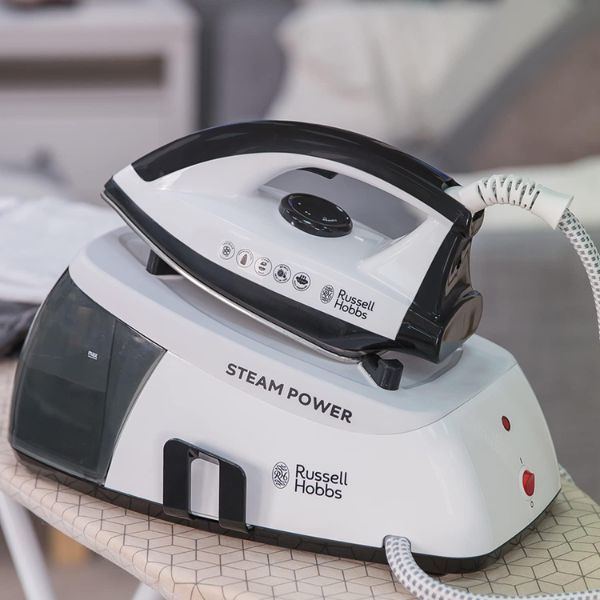 Russell Hobbs Steam Power Steam Generator Iron - 2400W, 90g Steam, 1.3L Tank