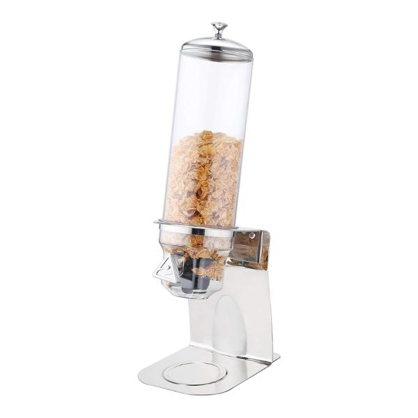 Sunnex Single Cereal Dispenser 4L - Twist-to-Serve, Portion Control, Clear Canister