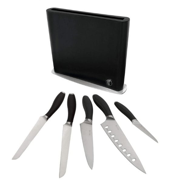 Circulon 6-Piece Japanese Stainless Steel Knife Block Set