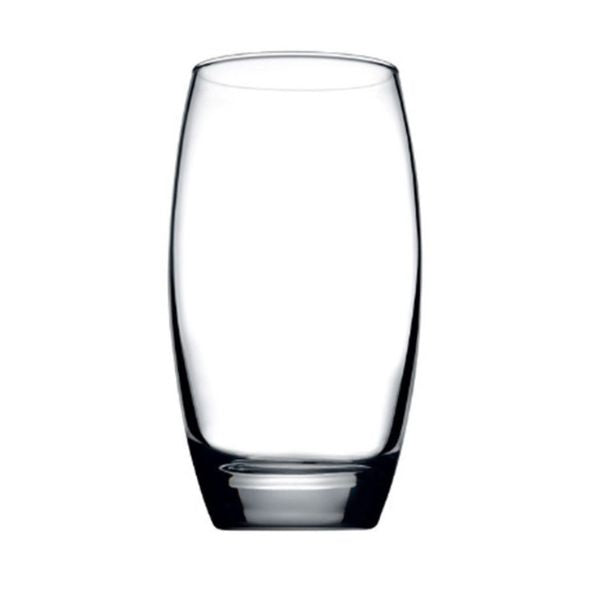 Pasabahce Barrel Long Drink Glasses 500ml - Unique Shape, Set of 3