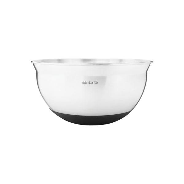 Brabantia Profile Mixing Bowl 1.6L - Stainless Steel, Silicone Base, Nestable