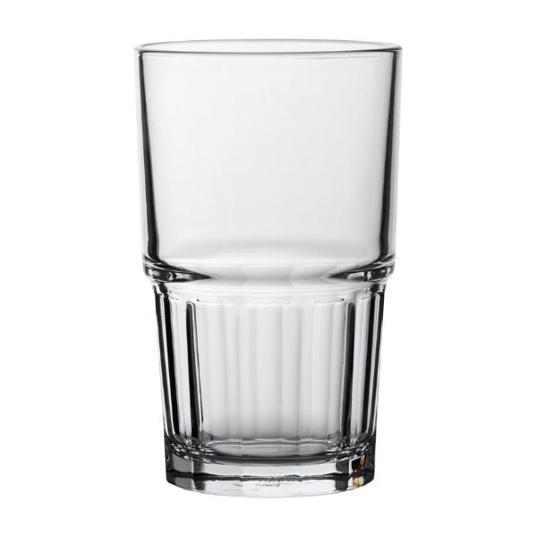 Pasabahce Next Juice Tumblers 284ml - Stackable, Toughened Glass, Set of 12