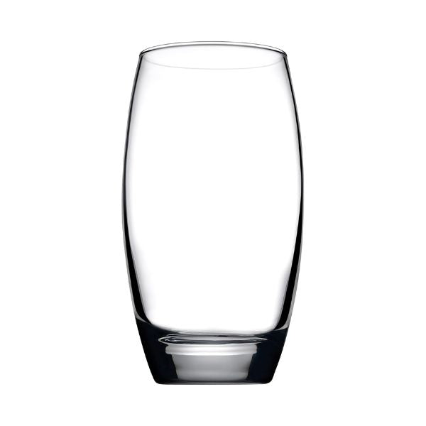 Pasabahce Barrel Long Drink Glasses 500ml - Bulbous Design, Set of 6