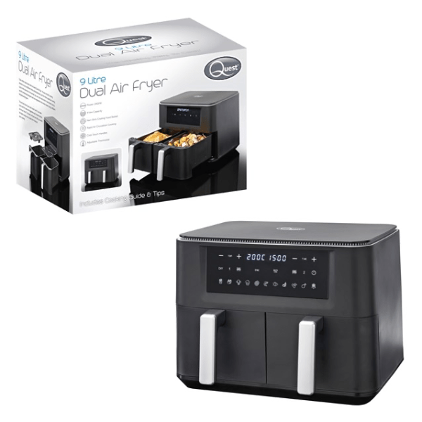 Quest 9 Litre Dual Basket Air Fryer