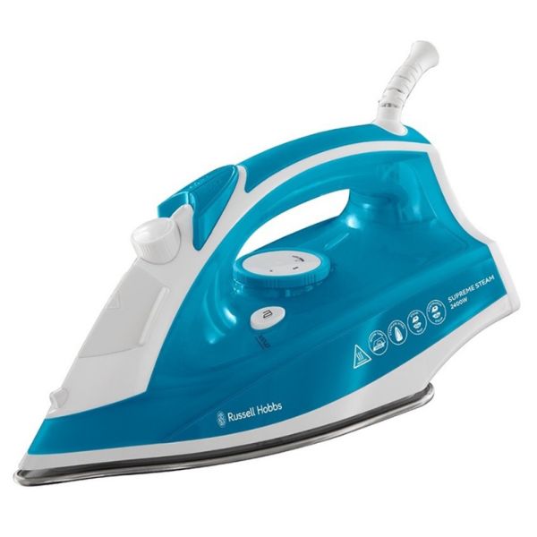 Russell Hobbs Supreme Steam Iron 2400W - 300ml Tank, Stainless Steel Soleplate