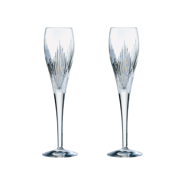 Anton Studio Shard Champagne Flutes
