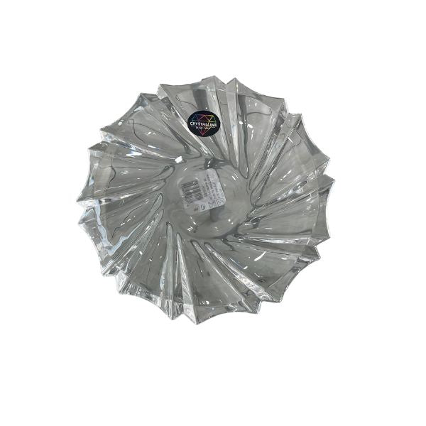 Crystalline Glass Dessert Plate