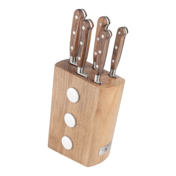 Grunwerg Rockingham Forge FRF 6-Piece Knife Block Set