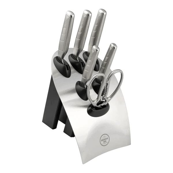 Grunwerg Rockingham Forge Quadra 7-Piece Knife Block Set