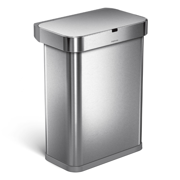 Simplehuman 58L Rectangular Voice Control Sensor Bin