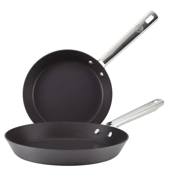 Anolon Professional Hard-Anodized Non-Stick Frypan Twin Pack