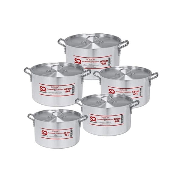 SQ Professional Dorado Aluminium Casserole Set