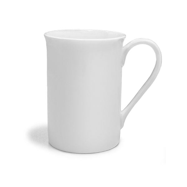 White Fine Bone China Mugs