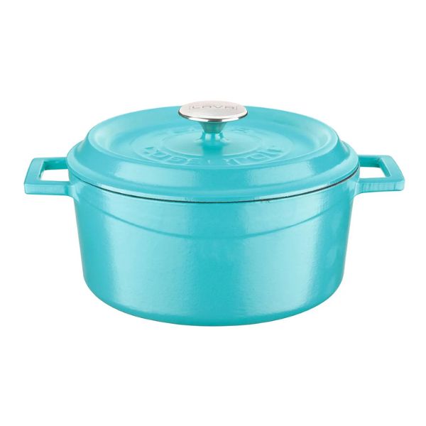 Lava Round Enameled Cast Iron Casserole 24cm