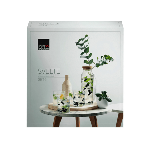 LC Glass Svelte Carafe and Tumbler Set