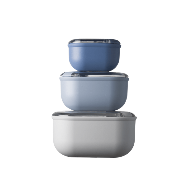 OMADA Square Pull Box Airtight Container Set of 3