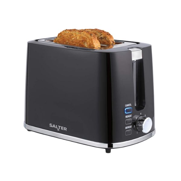 Salter Deco 2-Slice Toaster with 7 Browning Levels - Black