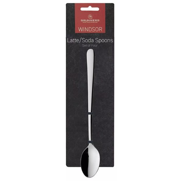 Grunwerg Windsor Stainless Steel Latte Spoons