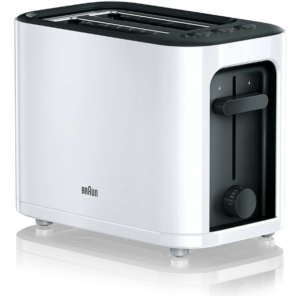 Braun 2-Slice Toaster HT3000WH with Comfort Lift System