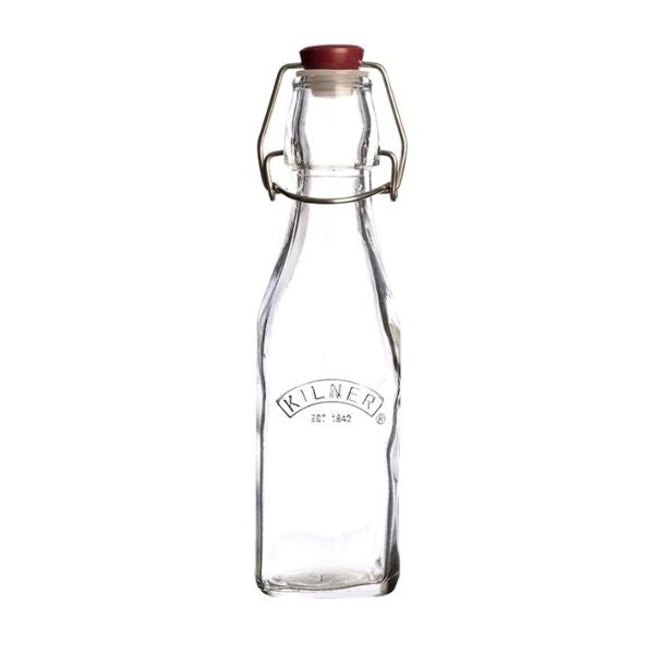 Kilner Square Clip Top Bottle 0.25L