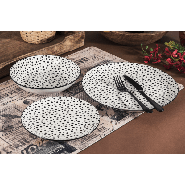 26.5cm Assorted Design Porcelain Plate for Main Courses