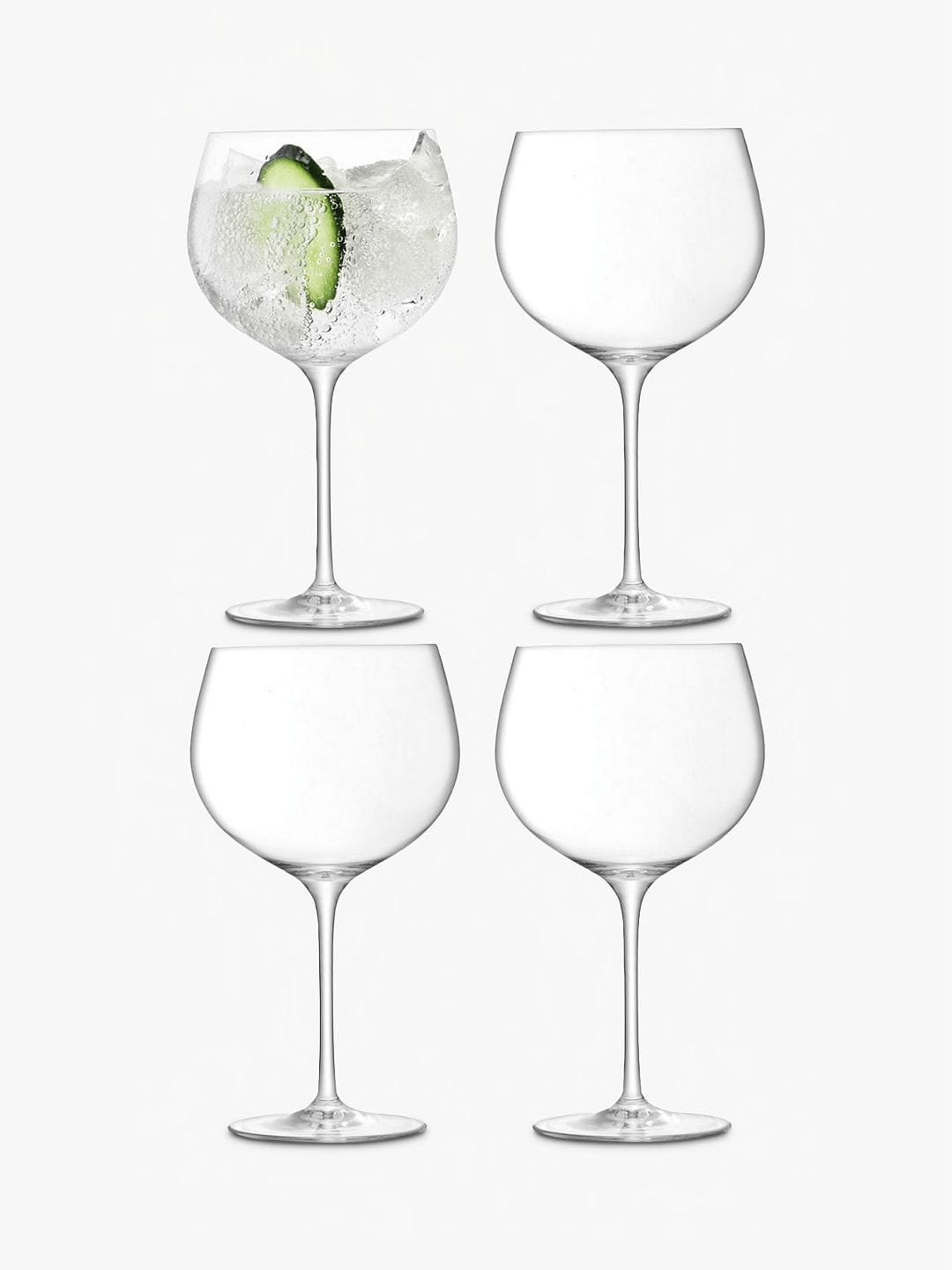 Glass Collection 650ml Gin & Tonic Glasses - Pack of 4