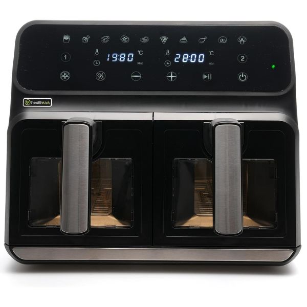 Health Kick 8L Dual Basket Digital Air Fryer