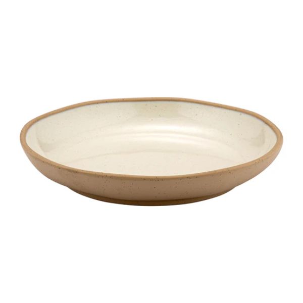 Dalebrook Cream Marl Melamine Large Deep Plate 280x280x47mm