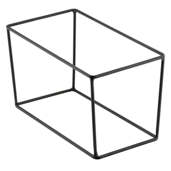 Dalebrook Black Rectangular Buffet Stand 306x166x200mm