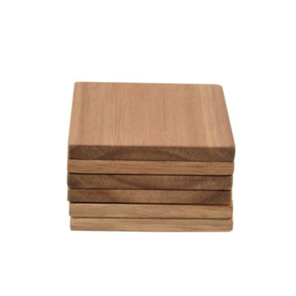 Apollo Acacia Coaster 10cm 6 Pack