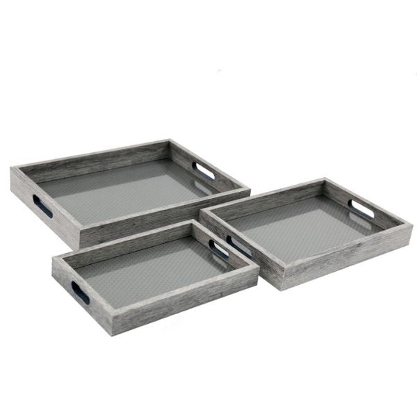 Weave Base Trays Set of 3
