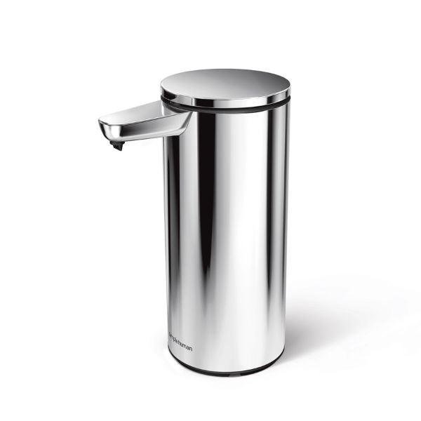Simplehuman Sensor Soap Dispenser Pump 414ml - Touch-Free, Rechargeable, Custom Dosing
