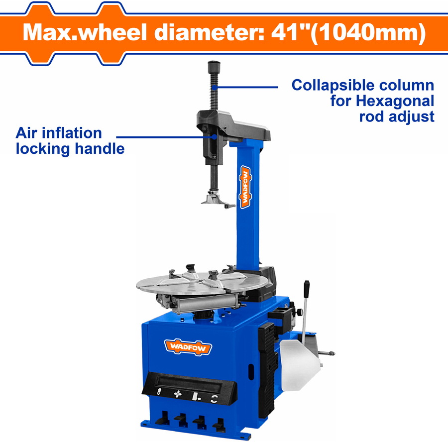 Heimwerker Ghana – 0.75KW / 41" Full Automatic Car Tire Changer – WTK2A41