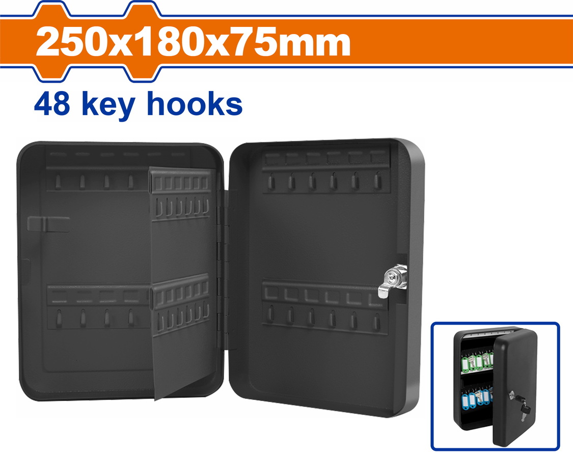 Heimwerker Ghana – 48 Key Capacity Key Cabinet (25X18X7.5cm) – WYSX1H02
