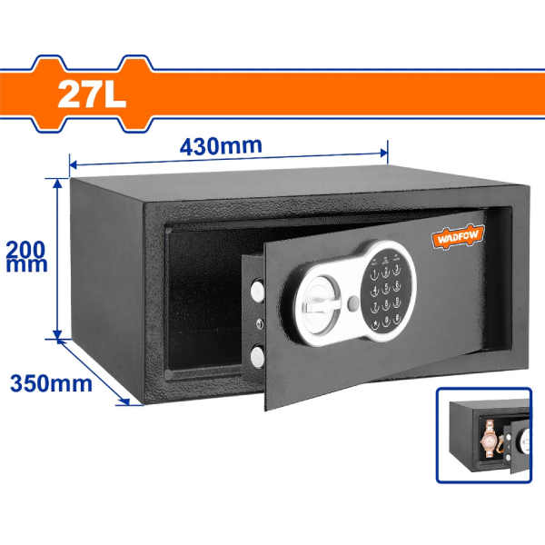 Heimwerker Ghana – 27 Liters Electronic Security Safety Box Vault – WEB1535